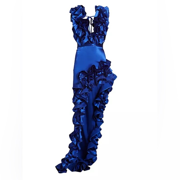 NWOT Bronx and Banco Aurora in Cobalt Blue Gown S - Picture 3 of 16